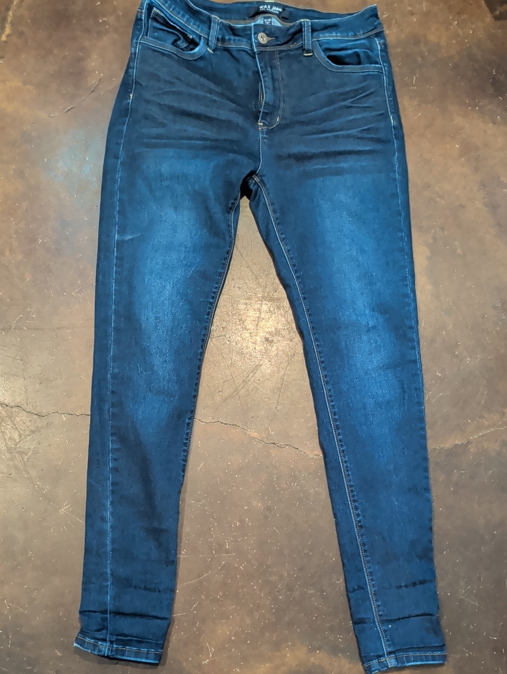 Wax JeansDark Blue Stretch Skinny